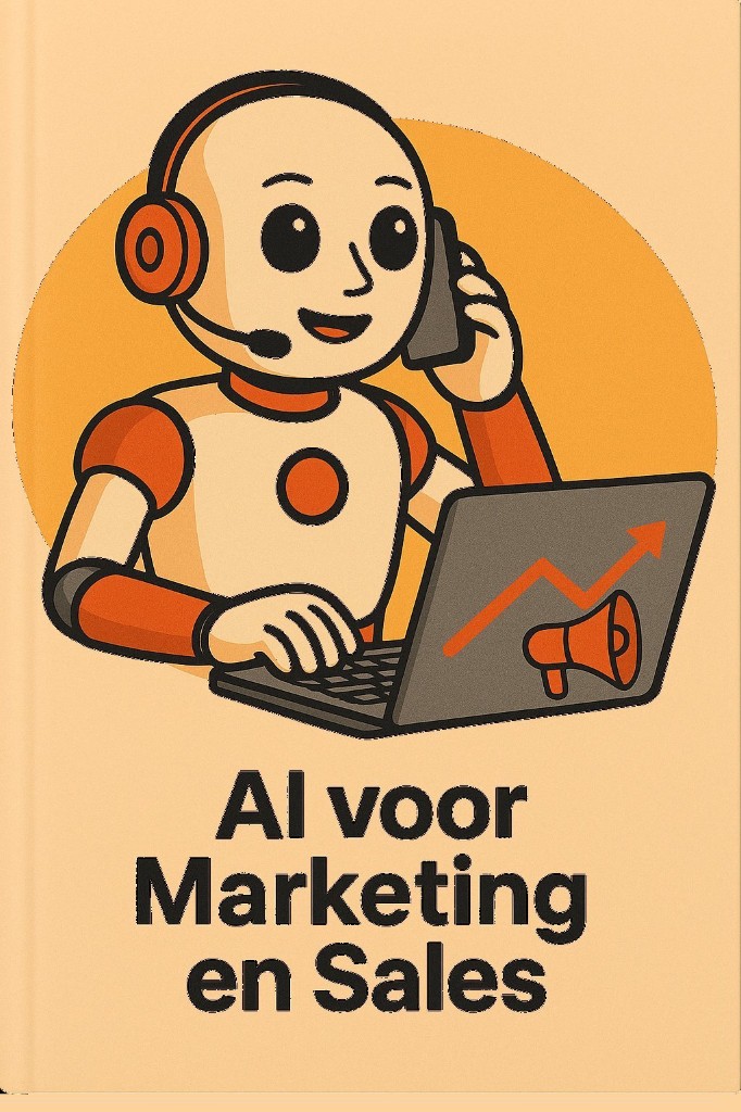 Boekje AI voor Marketing en Sales met Umely-robot