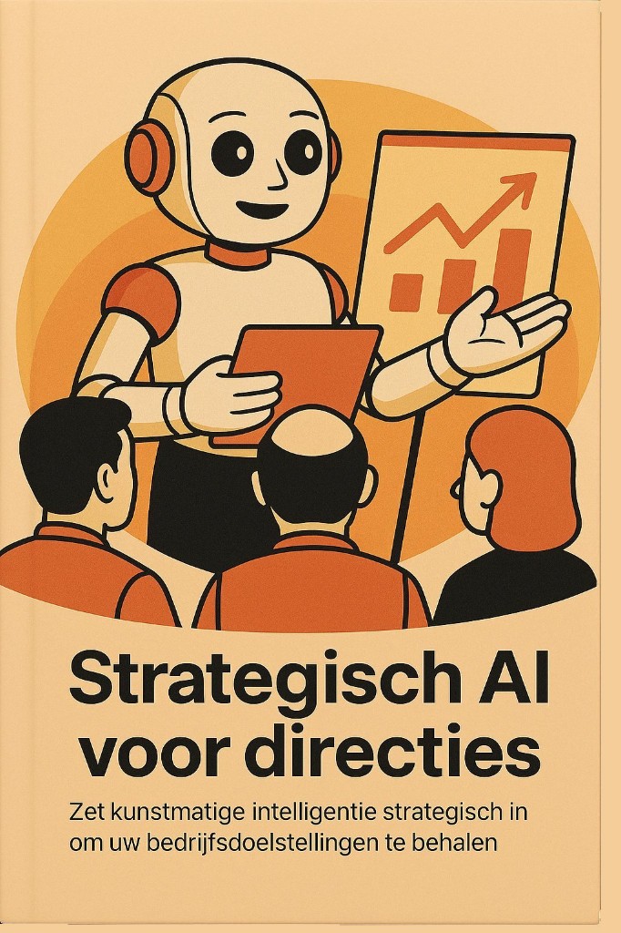Boekje Strategisch AI voor directies met Umely-robot